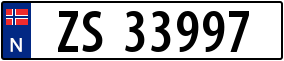Truck License Plate